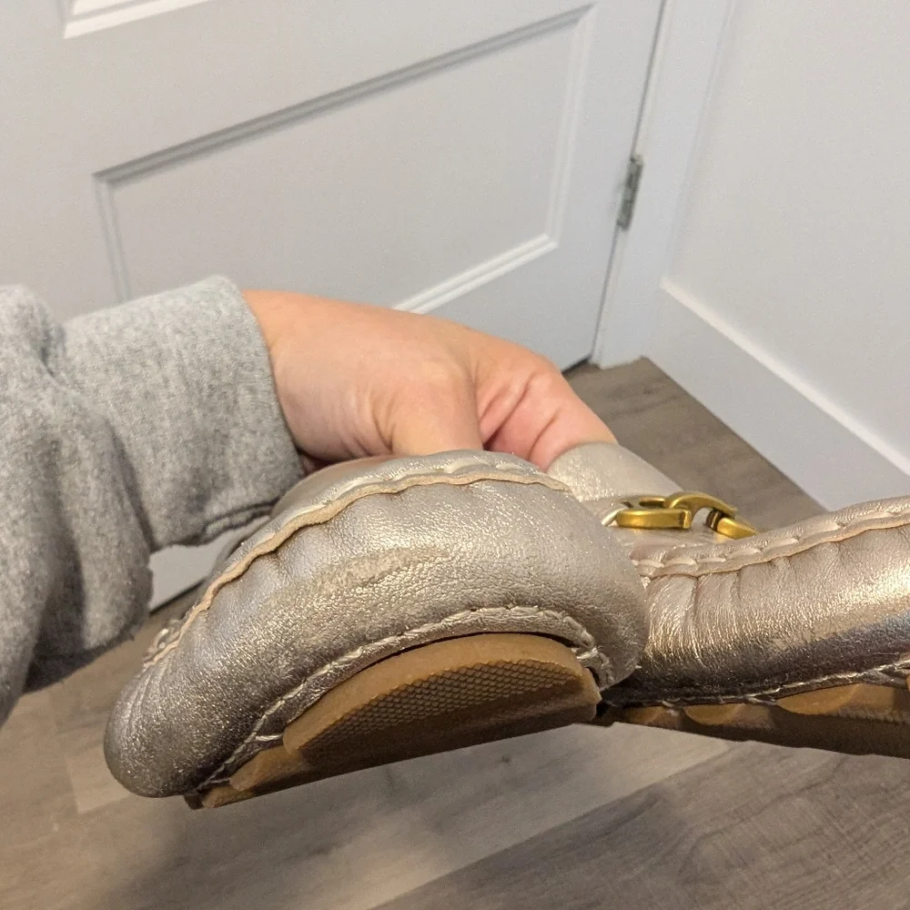Coach/Champagne Loafer Sz 9.5 - Picture 7 of 8